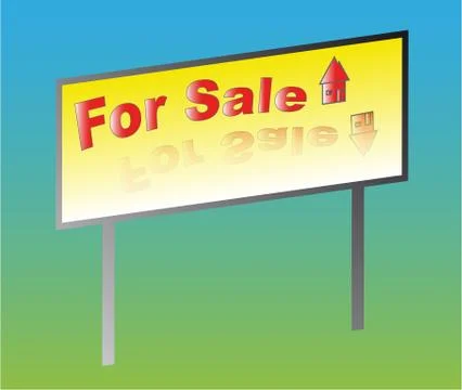 For sale Stock Illustration