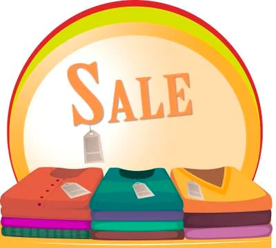 For sale Stock Illustration