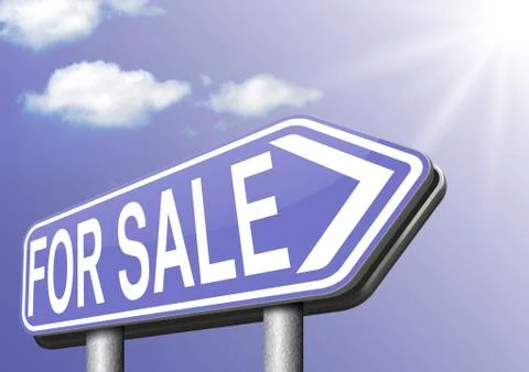 For sale Stock Illustration
