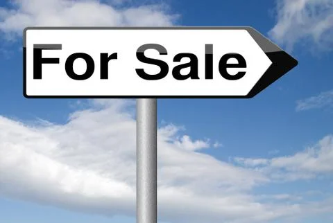 For sale Stock Illustration