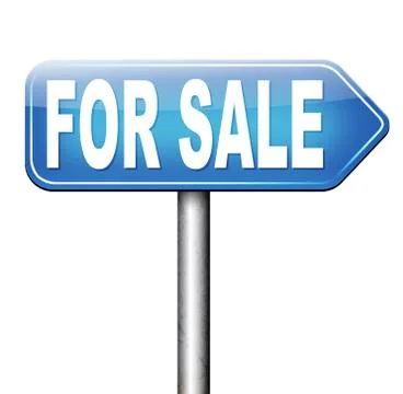 For sale Stock Illustration