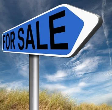 For sale Stock Illustration