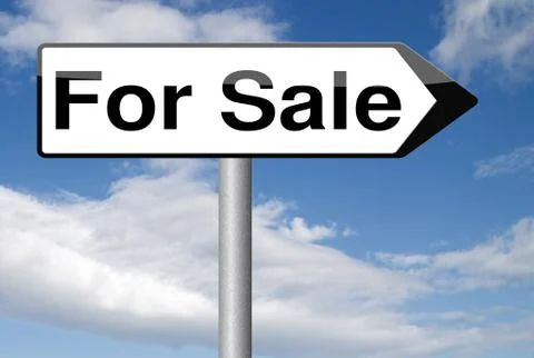 For sale Stock Illustration