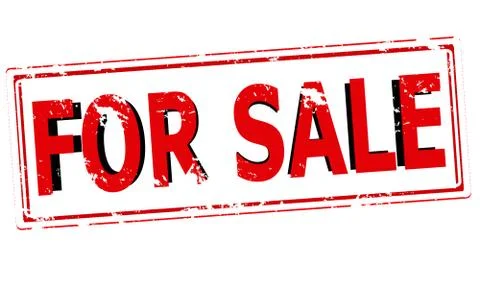 For sale Illustrazione stock
