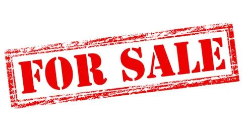 For sale Stock Illustration