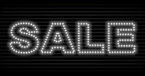 Sale Lights Stock Footage 107964604