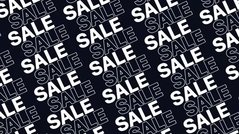 Sale. Looping background. Seamless background Stock Footage 168402894