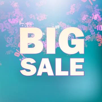 Sale message background. Stock Illustration