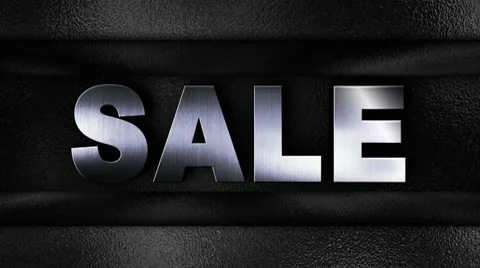 Sale Metal Wall - HD1080 Stock Footage