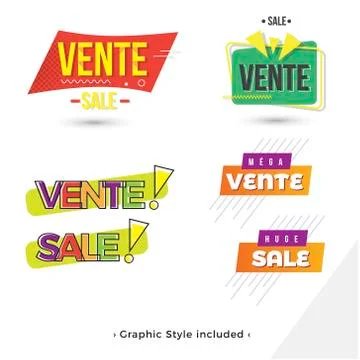 Sale objects Stock Illustration