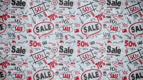 Sale Pattern BG.01 02 Stock Footage 84302535