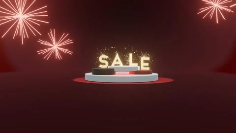 Sale platform Stock Footage 145976197