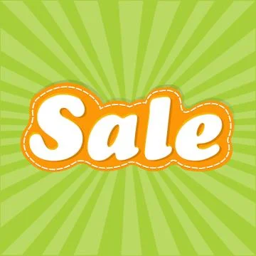 Sale poster Stock Illustration