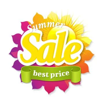 Sale Poster Stock Illustration