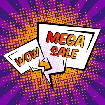 Sale speech bubble Illustrazione stock