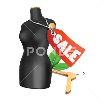 Mannequin For Clothes Stock Illustration - Download Image Now