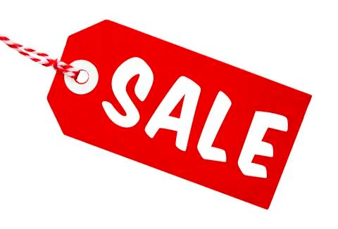 Sale Tag With String 写真素材