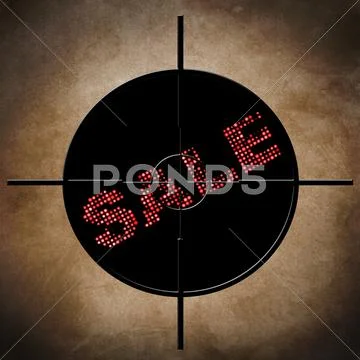 Sale target Stock Illustration