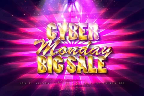Sale technology banner Stock Illustration