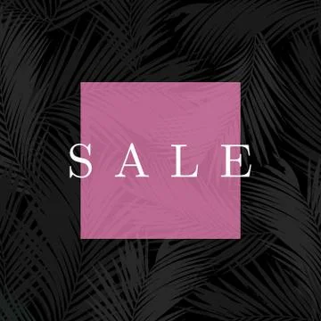 Sale Template Design Illustrazione stock