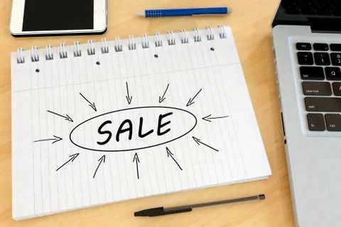 Sale text concept Stock Illustration