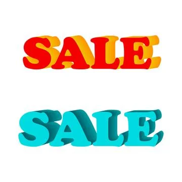 Sale Text Effect Stock Illustration
