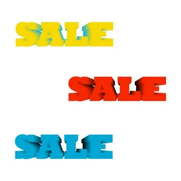 Sale Text Effect Stock Illustration