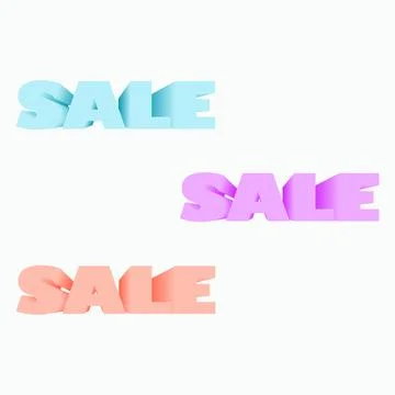 Sale text effect Illustrazione stock
