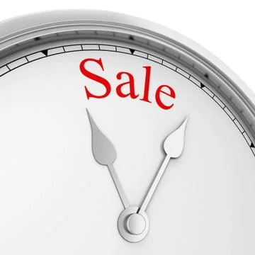 Sale time Stock Illustration