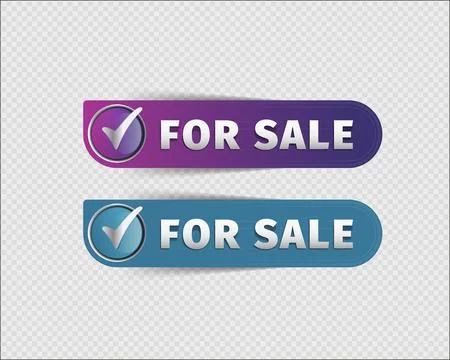 For Sale Vector File EPS Stock Illustration