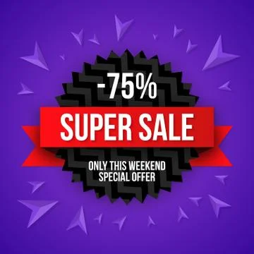 Sale vector, special offer Stock Illustration