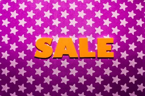 The "Sale" Word with Different Multicolor Background Stock Illustration