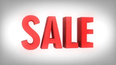 "SALE" word 스톡 동영상 81597724