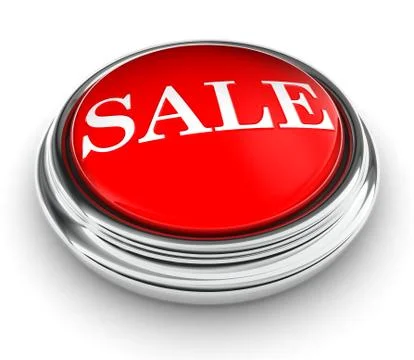 Sale word on red push button Stock Illustration