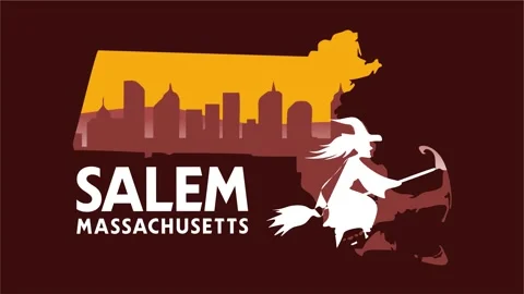 Salem Massachusetts with forest views Stock-Footage 332272180