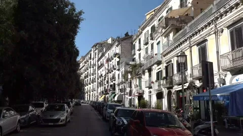 Salerno city center Stock Footage 220175987
