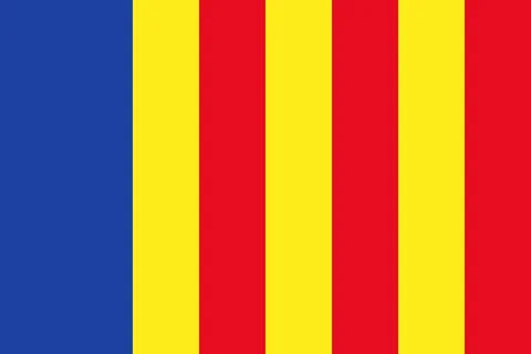 Salerno - flag Stock Illustration