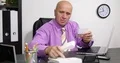Sales Activity Working Businessman Dial Phone Call Customer Contact Visit Cards 4k or 4k+ Resolution