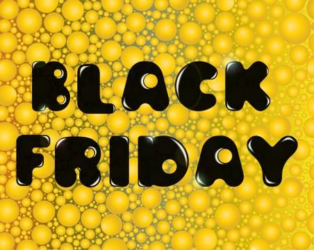 Sales on Black Friday Stock Illustration
