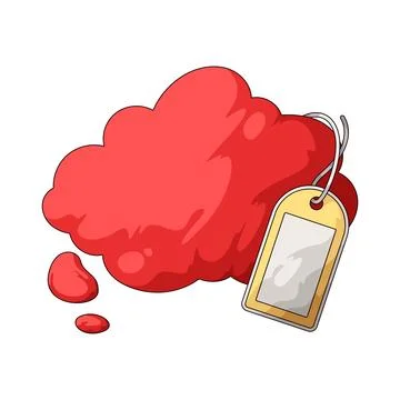 Sales chat bubble illustration Stock Illustration