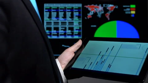 Sales data presentation  sales data presentation a Stock Footage 210210586