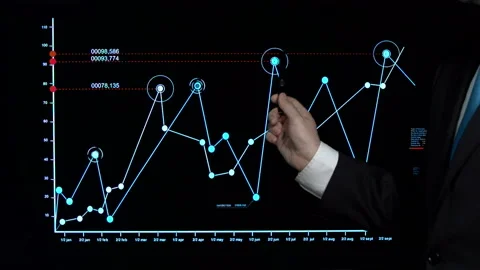 Sales data presentation  sales data presentation b Stock Footage 210211057