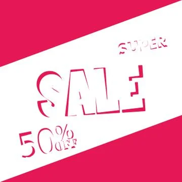 Sales. discount on white background blots in the form of stains. discounts on Stock-Illustration