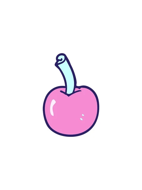 Sales flash animation of cartoon cherry Stock Footage 324230905