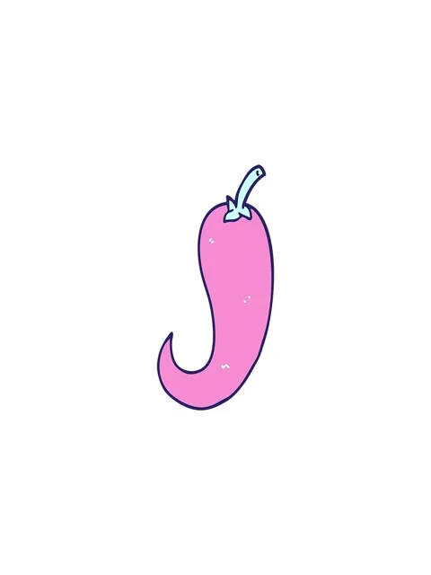 Sales flash animation of cartoon doodle red hot chilli pepper Stock Footage 324162819