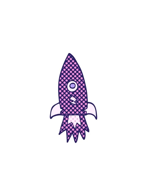 Sales flash animation of cartoon doodle space rocket Stock Footage 324214905