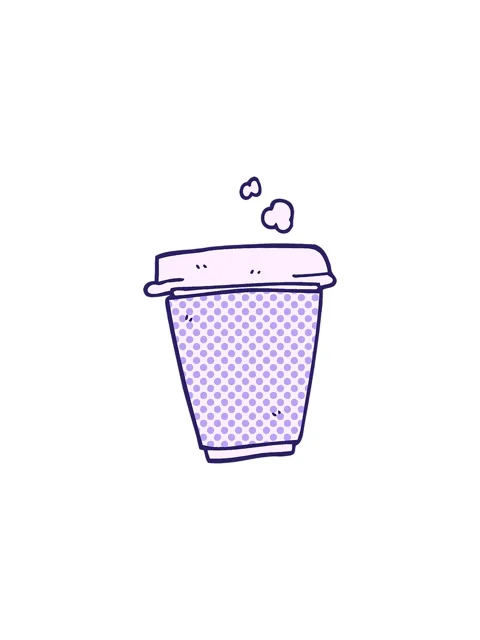 Sales flash animation of cartoon doodle coffee cup Stock Footage 324312239