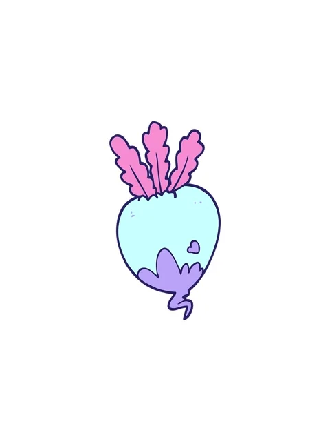 Sales flash animation of cartoon doodle beet root Stock Footage 324441069