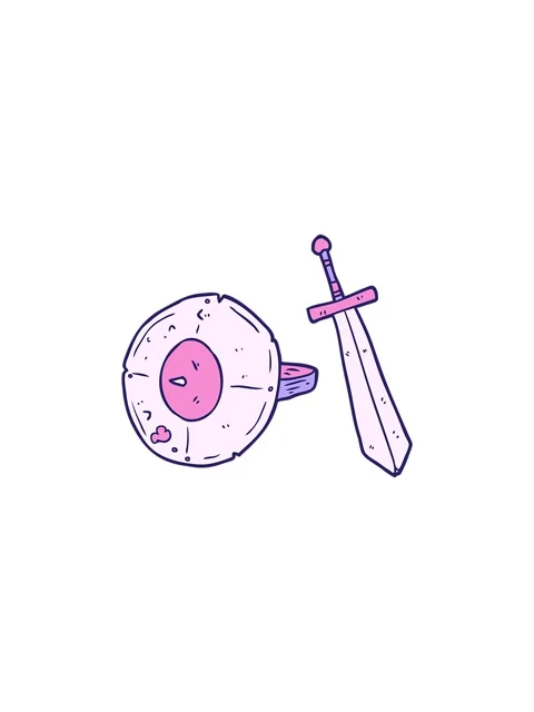 Sales flash animation of cartoon old gladiator shield and sword Stock Footage 324241473