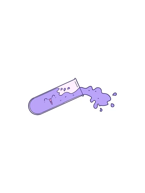 Sales flash animation of cartoon test tube accident Stock Footage 324269094